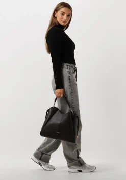 zwarte resort finest coltrui basic turtleneck