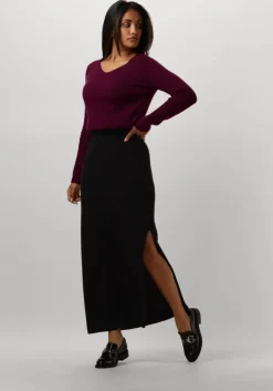 zwarte resort finest maxirok maxi skirt
