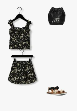 zwarte retour minirok eleena