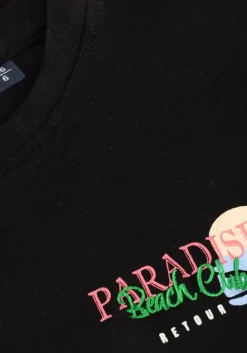 zwarte retour t-shirt vivian