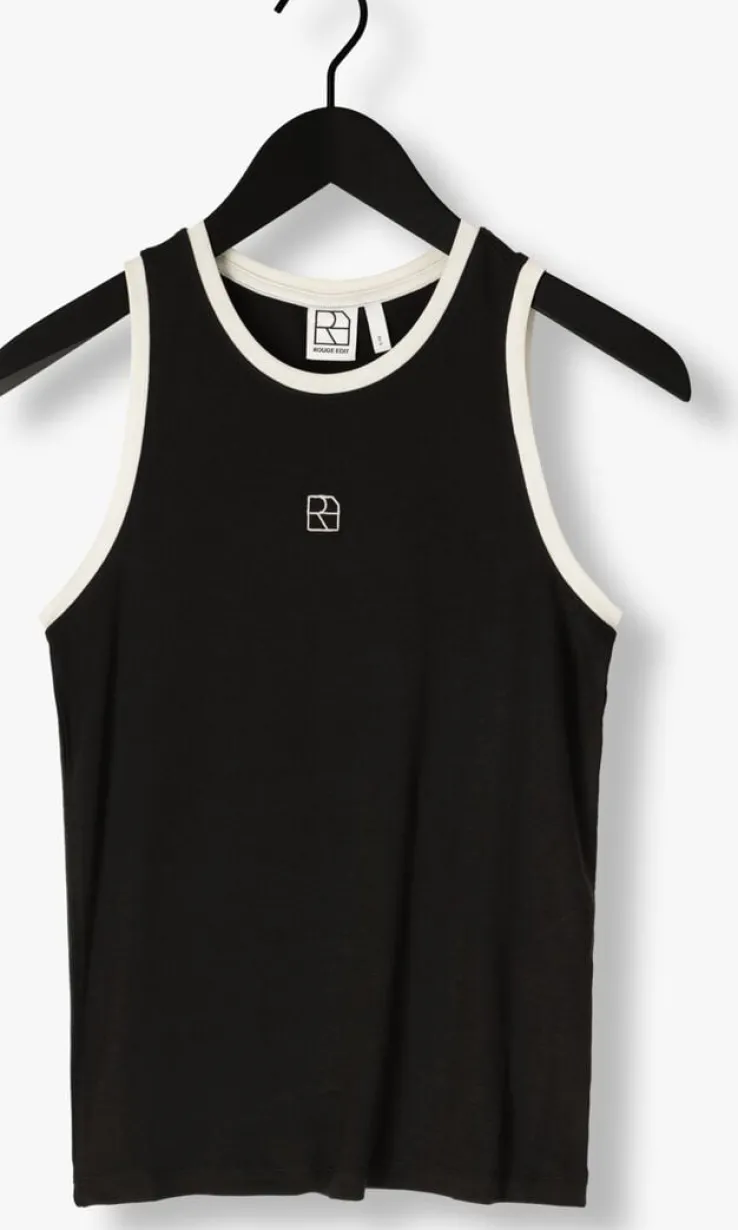 zwarte rouge edit top rouesme s/l tank top