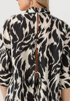 zwarte rouge edit top roualinine 2/4 oversized shirt