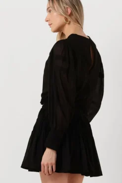 zwarte rough studios mini jurk 7323515158728