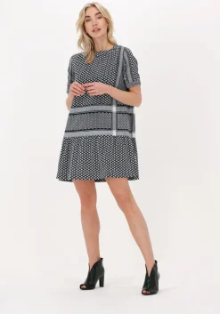 zwarte rough studios mini jurk tara dress