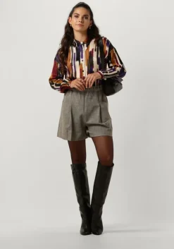 zwarte ruby tuesday broeken renati elastic waistband shorts