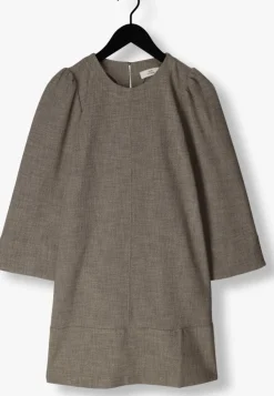 zwarte ruby tuesday mini jurk renesses round collar dress