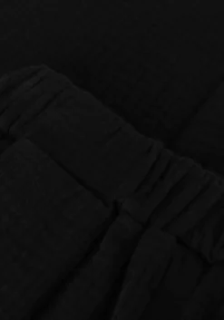 zwarte salty stitch pantalon lounge broek met zakken - baby cotton