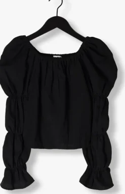 zwarte salty stitch top balloon top