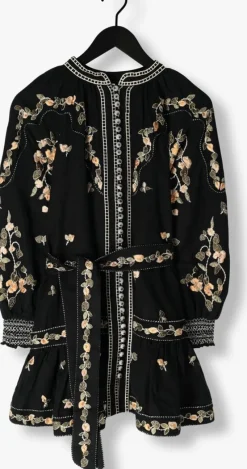 zwarte scarlett poppies mini jurk fiucci short dress