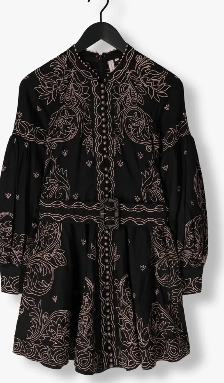 zwarte scarlett poppies mini jurk berite short dress