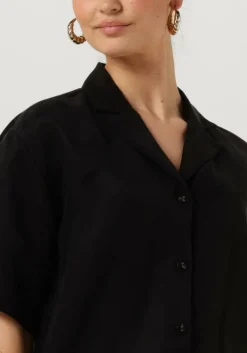 zwarte scotch & soda blouses camp shirt