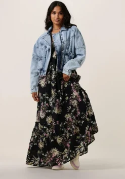 zwarte scotch & soda maxi jurk tank top maxi dress