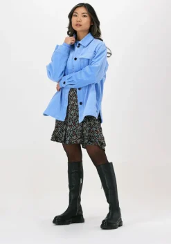 zwarte scotch & soda minirok printed recycled polyester wra