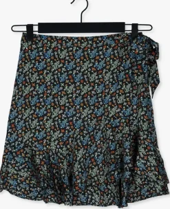 zwarte scotch & soda minirok printed recycled polyester wra