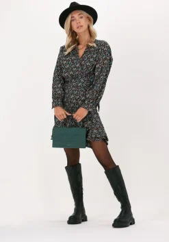 zwarte scotch & soda minirok printed recycled polyester wra