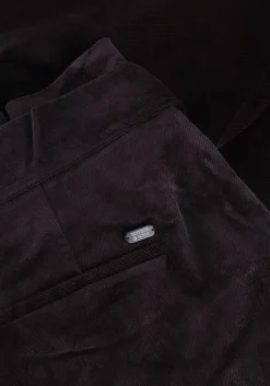 zwarte scotch & soda pantalon daisy - high rise straight leg paperbag trousers