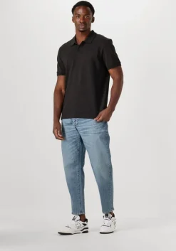 zwarte scotch & soda polo logo pique polo