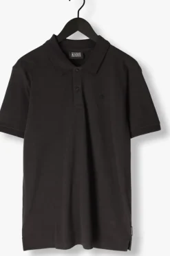 zwarte scotch & soda polo logo pique polo