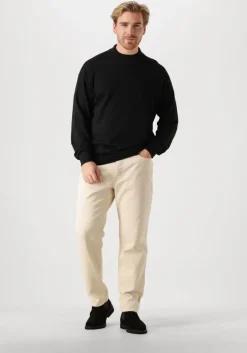 zwarte scotch & soda trui dropped shoulder mock neck pullover