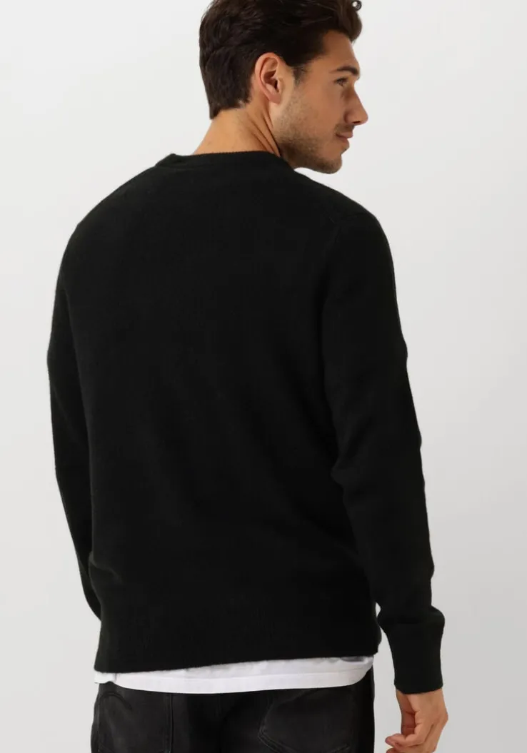 zwarte scotch & soda trui soft knit regular fit sweater