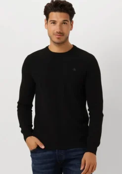 zwarte scotch & soda trui viscose pullover crewneck