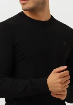 zwarte scotch & soda trui viscose pullover crewneck