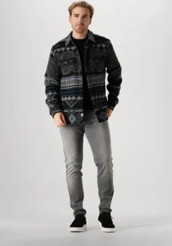 zwarte scotch & soda trui viscose pullover crewneck