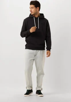 zwarte scotch & soda truien/vesten logo hoodie