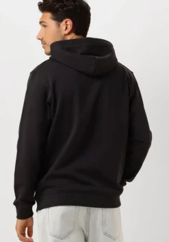 zwarte scotch & soda truien/vesten logo hoodie