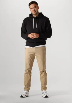 zwarte scotch & soda truien/vesten logo hoodie