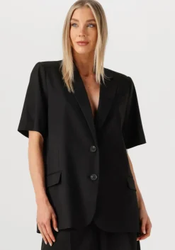 zwarte second female blazer sharo ss blazer