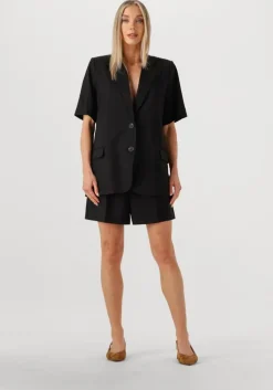 zwarte second female blazer sharo ss blazer