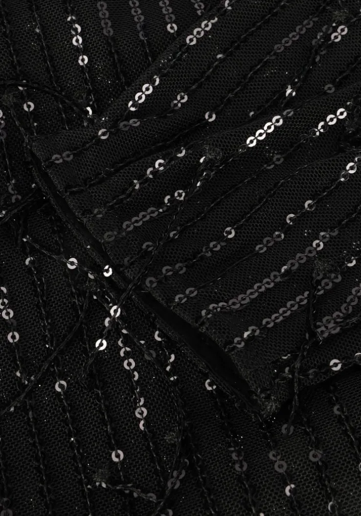 zwarte second female blouses tassel blouse