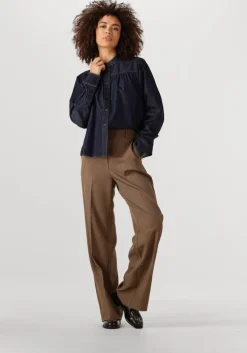 zwarte second female blouses dera denim shirt