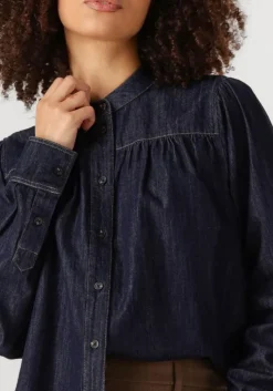 zwarte second female blouses dera denim shirt