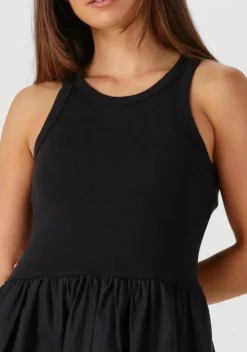 zwarte second female maxi jurk nulana dress