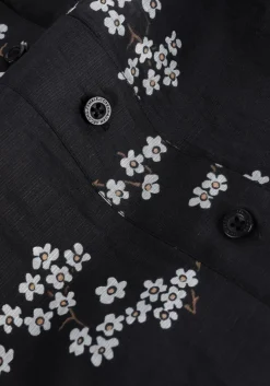 zwarte second female midi jurk davida new dress