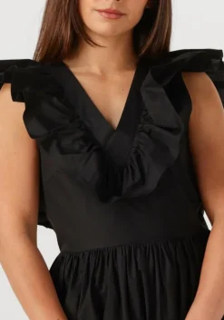 zwarte second female mini jurk zana dress