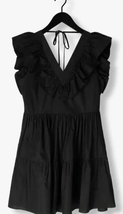 zwarte second female mini jurk zana dress