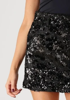 zwarte second female minirok flakes skirt