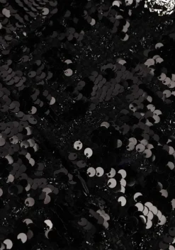 zwarte second female mini jurk flakes dress