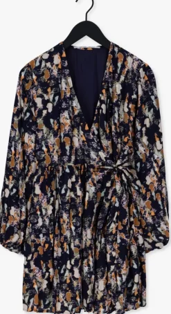 zwarte second female mini jurk mamma wrap dress