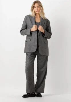 zwarte second female pantalon waleria trousers