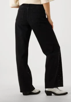 zwarte second female straight leg jeans jayden denim jeans