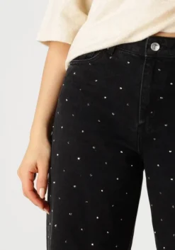 zwarte second female straight leg jeans jayden denim jeans