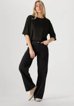 zwarte second female straight leg jeans jayden denim jeans
