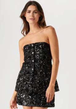 zwarte second female top flakes top