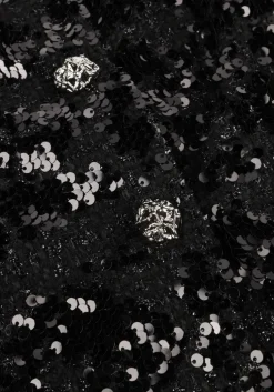 zwarte second female top flakes top