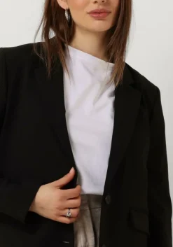 zwarte selected femme blazer slfrita ls relaxed blazer fd