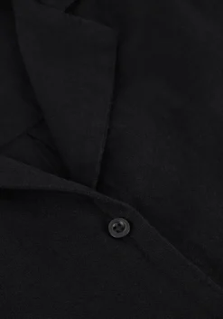 zwarte selected femme blouses slfluisa 2/4 revers shirt b